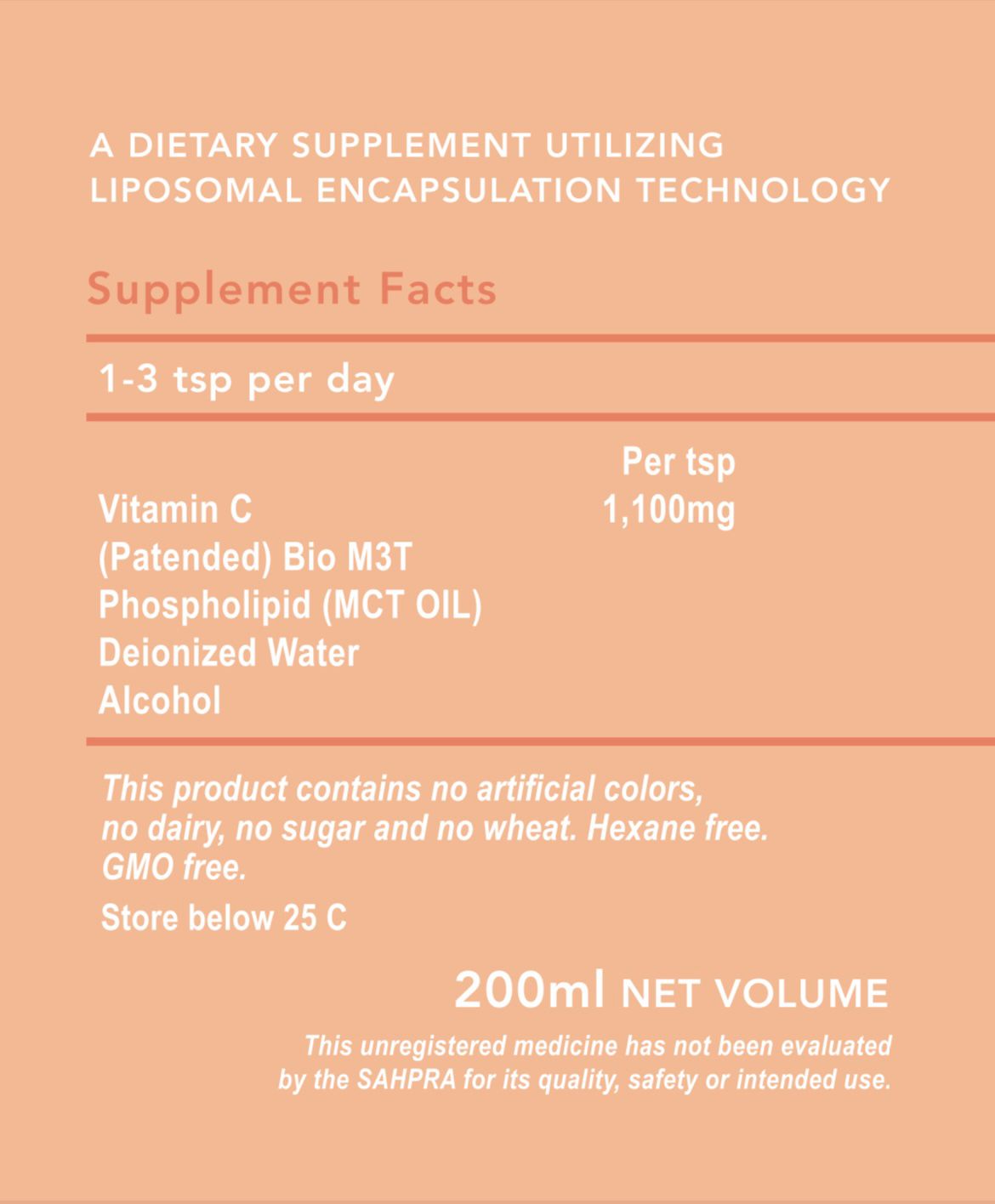Liposomal Vitamin C – 1100mg